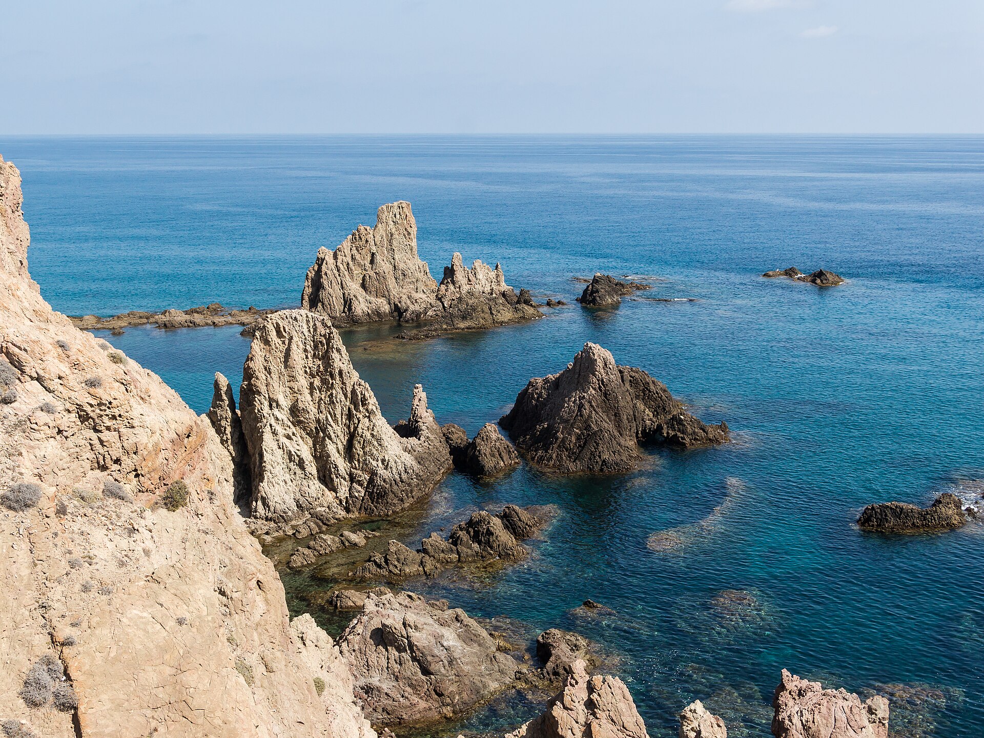 Rocks at Cabo de Gata, Andalusia, Spain